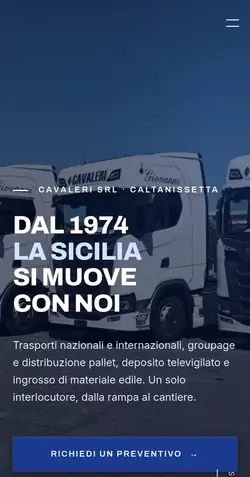 Cavaleri Srl auf dem Telefon