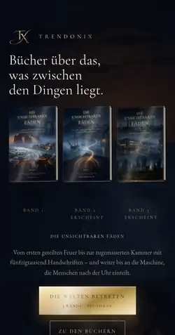 Trendonix auf dem Telefon